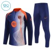 FC Barcelona Sweat de Treino zíper 2025-26 Azul - Criança